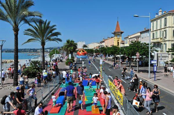 Front De Mer,Plage, Piscine, Parking 滨海卡涅 外观 照片